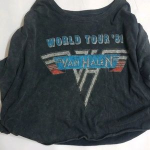 Van halen cut off replica t shirt xxl